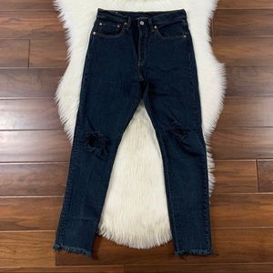 Levi's Stop The Clock 501 High Rise Skinny Jeans